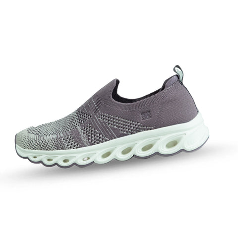 Calzado deportivo para dama 0500-020 color profundo violeta, gris claro