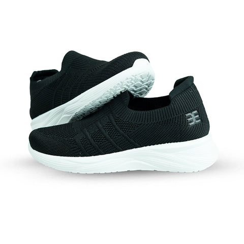 Calzado deportivo para dama 0500-040 color negro, blanco
