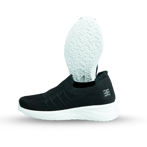 Calzado deportivo para dama 0500-040 color negro, blanco