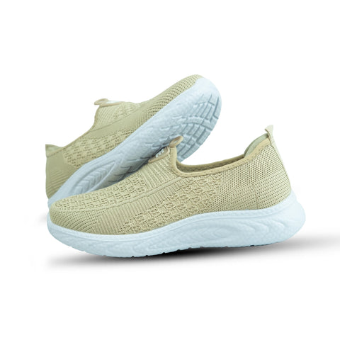 Calzado deportivo para dama 0500-043 color khaki, gris claro