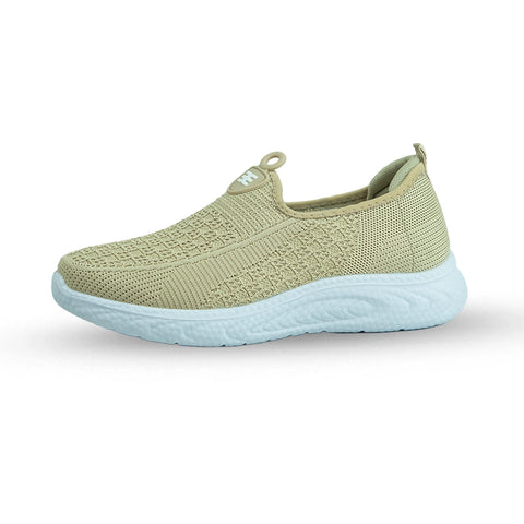 Calzado deportivo para dama 0500-043 color khaki, gris claro
