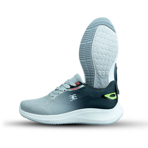 Calzado deportivo unisex 0520-029 color gris, blanco