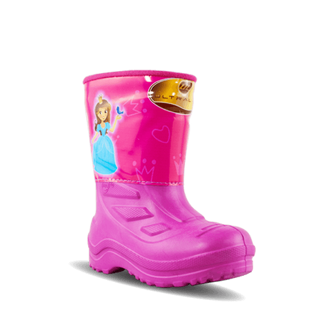 Bota infantil niña fucsia